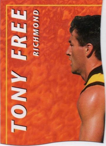 1995 Bewick Enterprises AFLPA Football Quarters #55 Tony Free Front